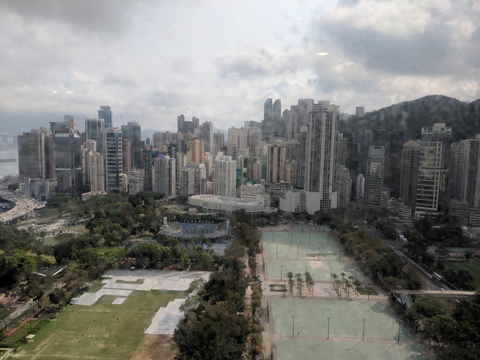 View from the office in Hong Kong